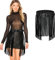 LEACOOLKEY Leder FringeTassel Gürtel Punk Rock Nietengürtel Hip Scarf Hip Hop Rock Gürtel für Damen