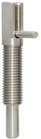 Rastbolzen Aus Stahl mit Hebel Grobgewinde, Edelstahl, M12