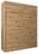 MEBLE KRYSPOL Tokyo 200 Kleiderschrank mit Zwei Schiebetüren für Schlafzimmer – moderner Aufbewahrungsschrank mit Kleiderstange und Regalen – 200x240x62cm - Artisan mit Verlängerung