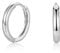 MASOP Ohrringe Silber,Creolen Silber 925 Stecker 8mm Damen Frauen Mädchen Herren
