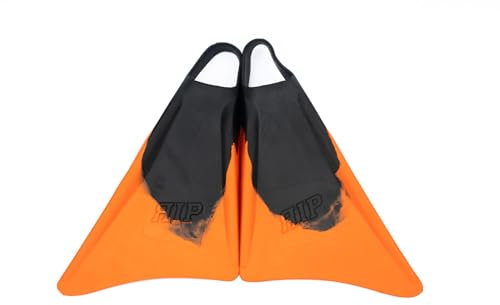 RIP Pro Asymmetrische Dophin Tail Schwimmflossen – schwimmend! Bodysurfen, Bodyboard, Schnorcheln, Tauchen, für Fortgeschrittene, Wettkampfniveau, Komfort mit Geschwindigkeit und Kontrolle,