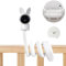 Derebir Babyphone Halterung kompatibel mit LAXIHUB-P2T /P2F/ ARENTI 2K Alnanny /A4/1M/3QM/ P2Q/ B2 Kamera/OBVHNUA 900ES1 /S2 Baby Kamera, Sicherheit Starker Kamerahalter (18,4 inch)