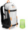 OutdoorMaster Snow Hydration Pack 18L Travel Daypack für Snowboard, Ski, Wandern, Radfahren - aus recycelten Materialien - Grau