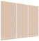 vidaXL Tela de Repuesto de toldo Rayas de Colores 5x3,5 m