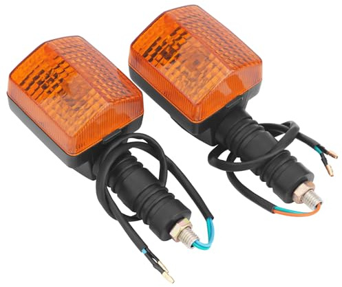 AHL 1 Paar Motorrad Blinker Zubehör für Yamaha DT200 TW200 TW200E XT250 | 5Y1-83310-70-00 1AE-83310-70-00(FZ750) Kompatibel mit Yamaha DT200 TW200 TW200E XT250 XT350 XT550 XT600 FZ750