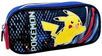 mybagstory - Trousse – Pokémon – Trousse Un Compartiment - Enfant - Ecole - Maternelle - Garderie - Trousse Garcon – Taille 23 cm - Idée Cadeau