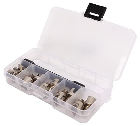 Clé à Rayons de Vélo, clé Dynamométrique à Rayons, Kit de Clés à Rayons de Moto 10 en 1, Outil de Réparation de Roue Portable à Forte Résistance, clé à Rayons avec Boîte