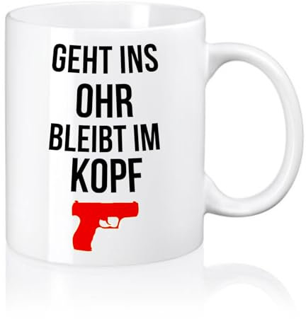 Geht ins Ohr, bleibt im Kopf Tasse