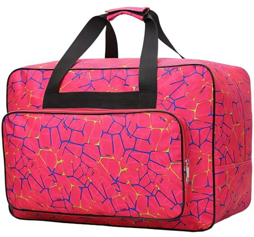 Vobumix Nähmaschinen-Tragetasche, Tragbare Nähmaschine Und Zubehör, Aufbewahrungstasche, Nähmaschine, Reisetasche Tasche (rosa)