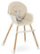 Nukido Hochstuhl Baby Kinderhochstuhl Essstuhl 3in1 Abnehmbares Tablett Verstellbar Sicherheitsgurt Stabil Pflegeleicht Babyhochstuhl Ab 6 Monaten Lilo Beige