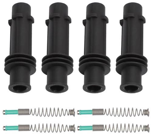IUSOT Federreparatursatz Zündmodul Zündspule 1.2 1.4 Reparaturset Zündspulen Gummihülsen Zündspulenabdeckung für Astra J Corsa D/E Cascada W13 Insignia Mokka Meriva B Zafira C 95514599