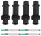 IUSOT Federreparatursatz Zündmodul Zündspule 1.2 1.4 Reparaturset Zündspulen Gummihülsen Zündspulenabdeckung für Astra J Corsa D/E Cascada W13 Insignia Mokka Meriva B Zafira C 95514599