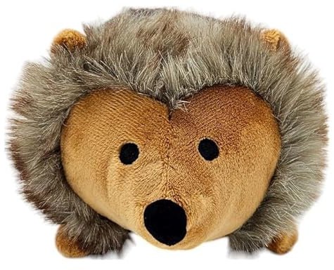 Stofftier Igel Türstopper, Sandfüllung, für Türen und Fenster (Braun)