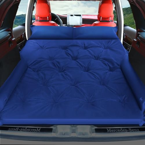 LzDDD Matratze Auto Luftbett für VW Transporter T4 T5 T6,Auto Luftmatratze Schlafmatte,Reise Campingzubehör.,C-Blue