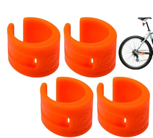 Kettenstrebenschutzgummi, Kettenstrebenschutz | 4 Stück Fahrradrahmenschutz,Gummi-Fahrrad-Kettenschutz, Fahrrad-4-teiliger Fahrradrahmenschutz4-teiliger Fahrradrahmenschutz4-teiliger Fahrradrahmenschu