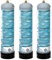 Lot de 3 bouteilles de CO2 jetables pour aquariums avec raccord M10x1 dioxyde de carbone