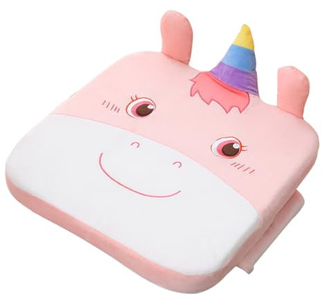 ULTECHNOVO Sitzerhöhung für Rutschfestes Essstuhl Kissen mit Einhorn Geeignet für Esszimmerstühle für Lernen und Leicht Waschbar und Praktisch für Unterwegs