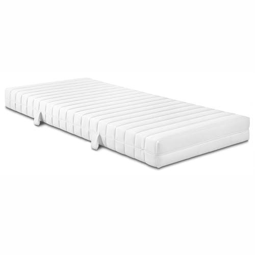 Bodyprotect Taschenfederkernmatratze Comfort Line 90x200 cm, Federkern orthopädische Matratze Härtegrad H3 fest, Oeko-TEX, ergonomische 7 Zonen Federkernmatratze, Höhe 16, Made in EU