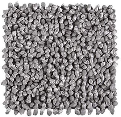 Aquanova Rocca Badteppich Badematte (60x60cm Silber grau)