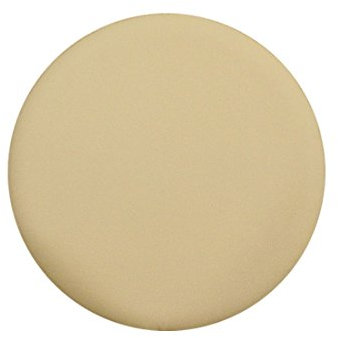 Levoberg Hocker Bezug Schutzbezug für Rundhocker aus Kunstleder rund Bar Bezug Sitz Kissen Ingwer gelb Durchmesser 40cm