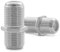 NAUCI F-Verbinder Sat Kupplung 2X High End Adapter Buchse Antennen Kabel Koaxialkabel für Sat HD HDTV DVB-T TV