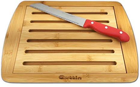 Bread board with bread knife included.