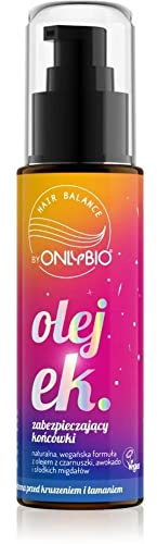 OnlyBio Hair Balance Oil for Tips - Cumin, Avocado & Sweet Almond - Mango Scent - Anti-Breakage - Vegan & Natural