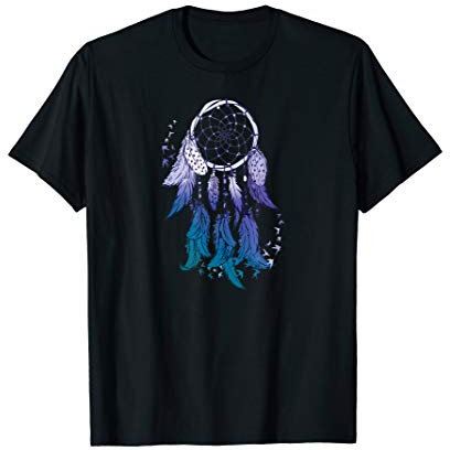 Electric Blue Dream Catcher T-Shirt