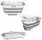 Beldray LA072979GRYEU Cesta De Colada Adaptable a La Cadera, Transportar Y Meter Ropa Sucia, Cubo Práctico y Plegable Con Asas Ergonómicas, Para Cuarto de Baño, Dormitorio o Lavandería