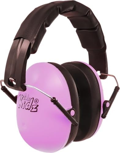 Edz Kidz. Kids Ear Defenders Children Girls Boys Toddlers and Teens. Hearing Protection for Kids. Earmuffs for Autism. Great Noise Reduction. CE Certified (Lilac)