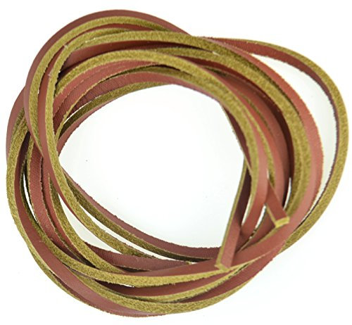 znatoo Cordones de cuero para zapatos de cubierta, topsiders, zapatos de barco, 46 pulgadas de largo, timberland, Talla única