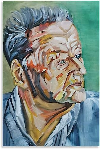 LVTFCO Berühmte Lucian Freud Poster und Drucke《Figuren》Wandkunst Abstraktes Lucian Freud Gemälde Von Leinwand Für Zuhause Wanddekoration Bild 40x60cmx1 Kein Rahmen
