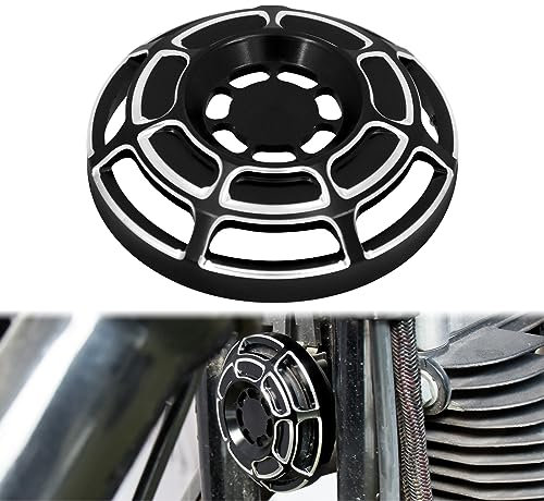 HCmotorku Capuchon de klaxon avant coupé CNC pour Harley Sportster XL à partir de 1996, noir