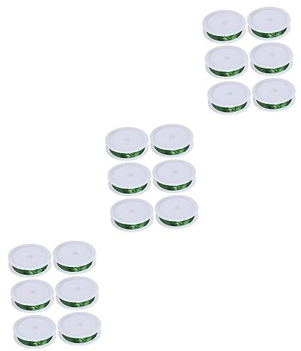 YARNOW 18 Rollen Holzpflanzpfahl Drahtstärke Für Blumen Stammdraht Für Blumen Blumenstieldraht Werkzeuge Für Blumenarrangements Blumenzubehör Für Die Hochzeit Diy Seil Schnur Holzstapel