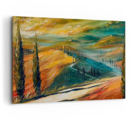 ARTTOR Leinwandbild 100x70cm Wandbild Landschaften Natur - 5411