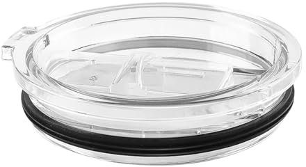 Splash Sliding Covers - Portable Skinny Tumbler Replacement Lids, 30 Oz, Spill Proof, Safe for Travel