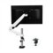 ruyi-1986 Single Monitor Mount, Adjustable Monitor Arm Desk Mount, Full Motion Monitor Arm with C-clamp And Cable Management, Fits 15-32 Screen, Holds 17.6lb(200mm)