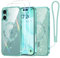Meifigno Candy Series Case Designed for iPhone 16 Plus, [Compatible with MagSafe] [2X Screen Protectors] [Glitter Card & Wrist Strap] Full Camera Protection Designed for iPhone 16 Plus Case, Teal