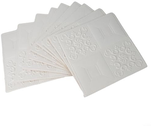 10 pezzi per impermeabile per piastrelle 3D mattonelle e pietra impiallacciatura esterna autoadesiva schiuma Peel e carta da parati piastrelle