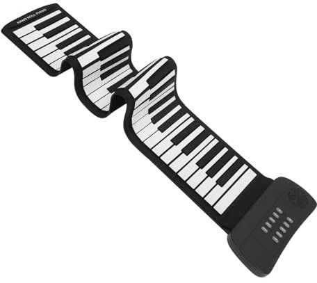 JOINPAYA Keys Foldable Piano Portable Electronic Piano for Boys and Girls Silicone Keyboard Easy to up and Store for Home Practice Travel