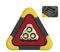 DCAJHSD Auto-Warndreiecklampe für Toyota Hilux 2015-2023,Superhell Multifunktions Dreieckiges Notlicht Sicherheits-Blinkschild Camping Warnung Zubehör,A-1