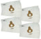 vhbw 20x bolsa compatible con Parkside PNTS 1300, 1300 B2, 1400 A1, 1250, 1300 A1 aspiradora - vellón micro/poliéster, 58 cm x 31,5 cm blanco
