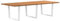 vidaXL Esstisch 280x120x74 cm Massivholz Eiche Rechteckig, Küchentisch, Restauranttisch, Tisch Restaurant, Esszimmertisch, Bistrotisch, Schreibtisch
