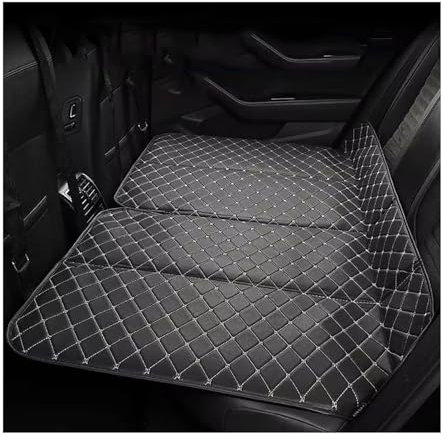 ELNas Nicht Aufblasbare Auto Matratze | Faltbare Bequeme Auto Bett Matratze für Reisen | Campingmatratze für Rücksitz & Kofferraum, für VW Beetle (Typ 5C ab 2011),BlackBeige-135 * 80