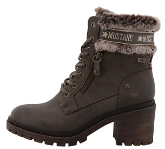 MUSTANG Schnürstiefel Braun