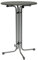 MFG Stehtisch d=80 cm, klappbar, anthrazit/Schiefer