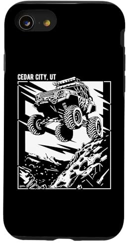 Cedar City Utah Offroad 4x4 Quad Side-by-Side SxS ATV Design Case for iPhone SE (2020) / 7 / 8
