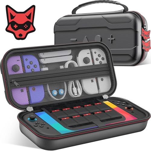 Carrying Case For Nintendo Switch Console, Large Capacity, Protective Hard Shell Travel Case, For Switch&Switch2&Lite&OLED Model,Storage For 10 Game Card Slot and Switch Console and Accessories