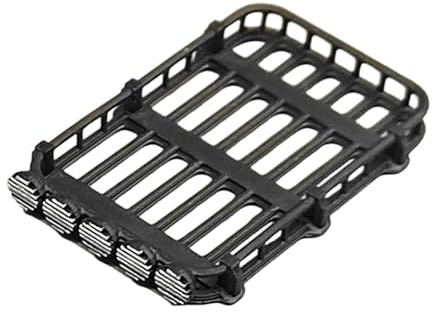 Pegciuho Galerie de Toit pour Voiture à L'échelle 1/64, Scène de Garage Miniature, Porte-bagages Miniature, Décor Réaliste pour Table de Sable, Scène à Fai, Long