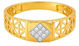 Satfale Jewellers IGI-zertifizierter Diamantring für Herren aus echtem 925er-Sterlingsilber mit E-F-F-F-Farbe, VVS-Klarheit, Laboranbau